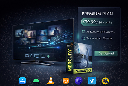 IPTV Mercury premium Plan 24 Months subscription
